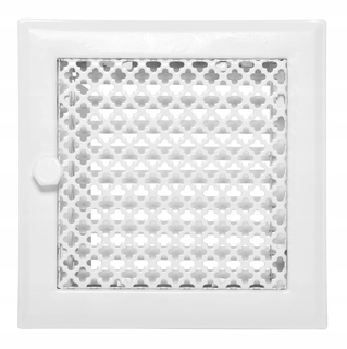 Krbová mriežka - Krbová mriežka 15x15 biela nastaviteľná
