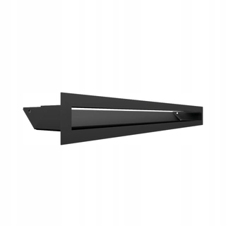 Krbová mriežka - Krbová mriežka Luft black 60x600 moderné