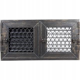 Krbová mriežka - Kratek Flame Retro Graphite Antique 17
