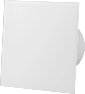 Ventilátor - Vetracia mriežka 150x150mm biela lesklá sklenená