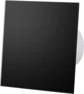Ventilátor - Mriežka 150x150mm čierny matný sklo