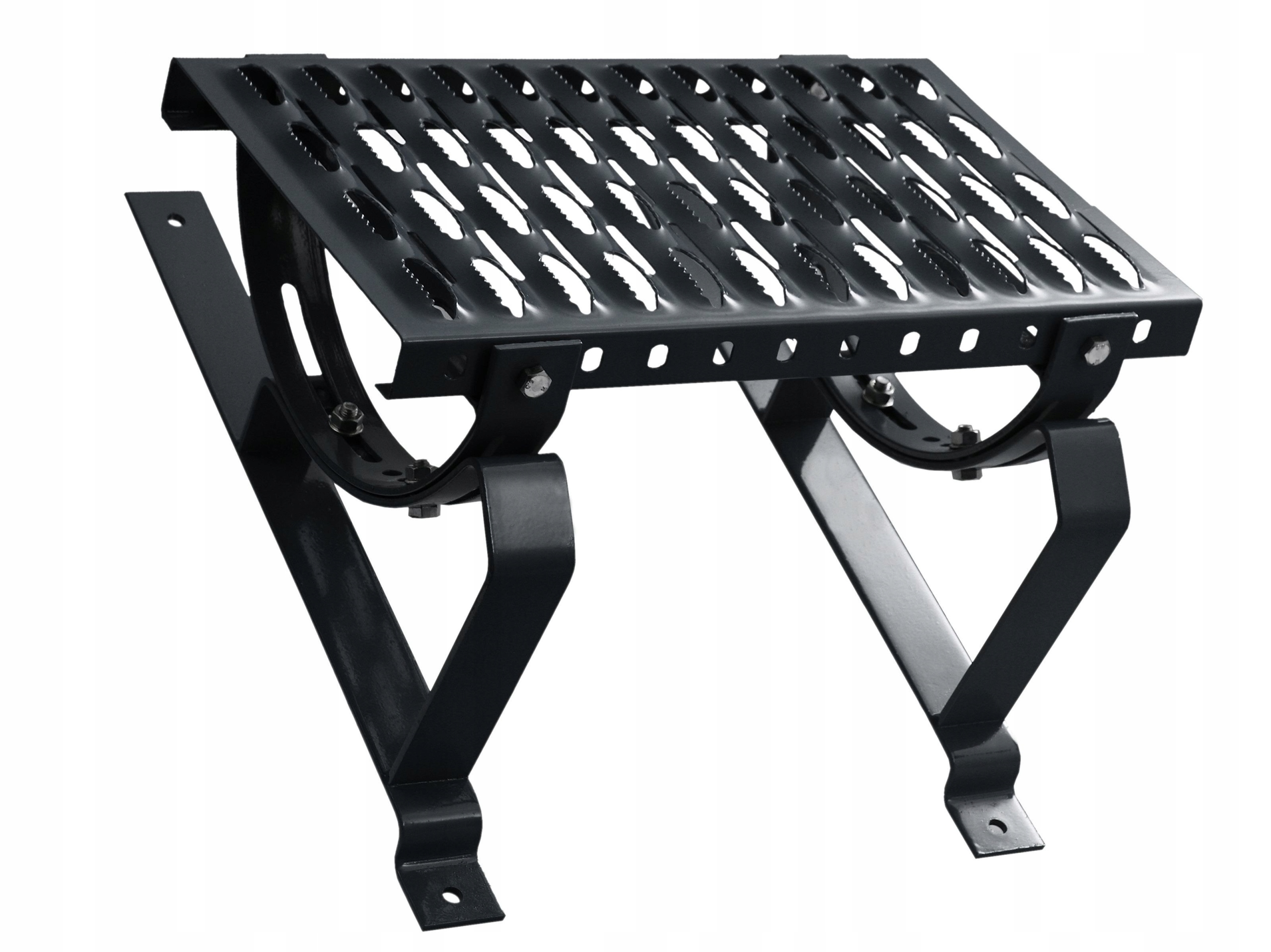 KOMÍNOVÁ LAVICA 80 cm NA KOVOVÉ OBKLADY 350/35 ČIERNA 9005