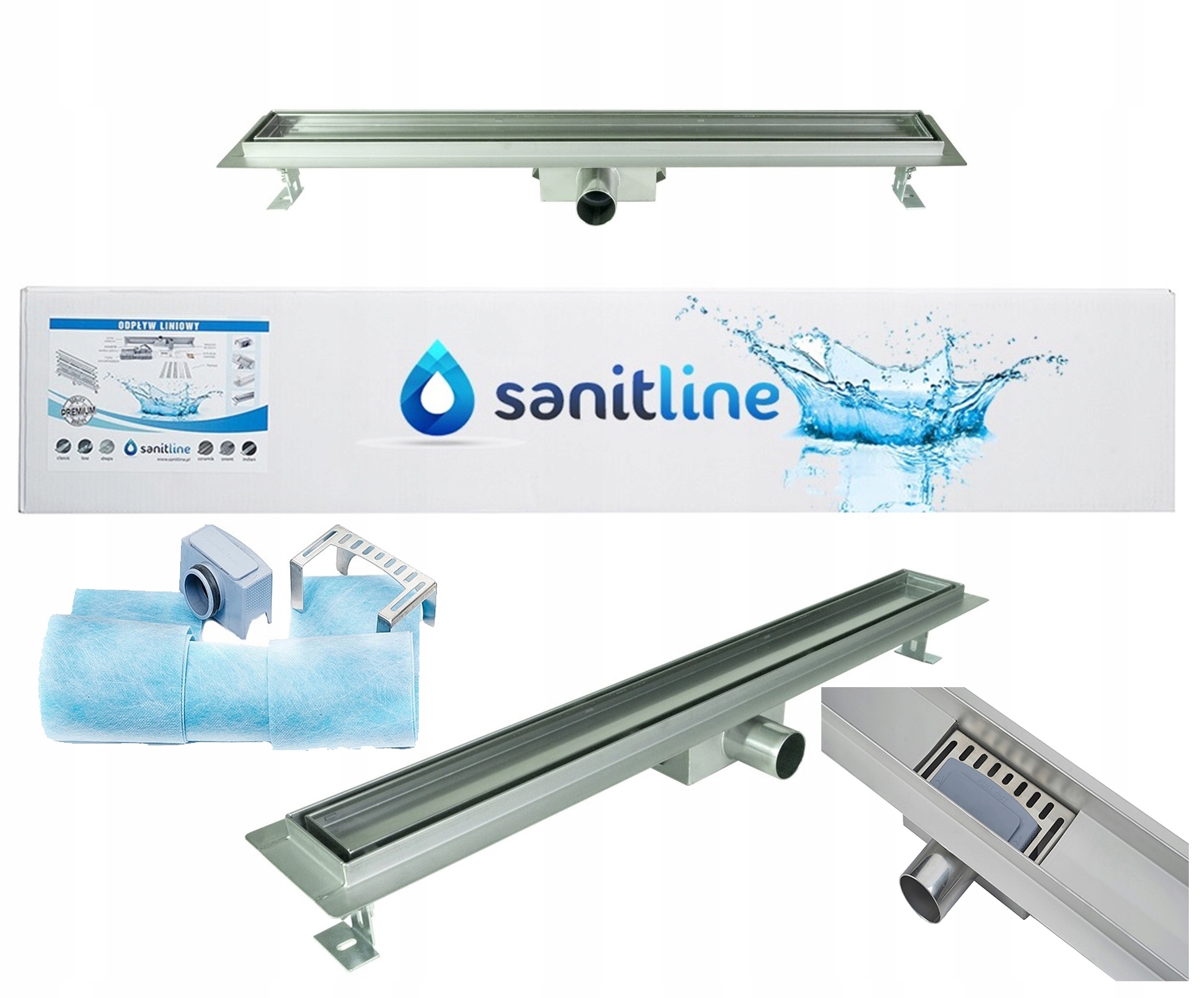 Sanitline lineárny odtok 50 cm
