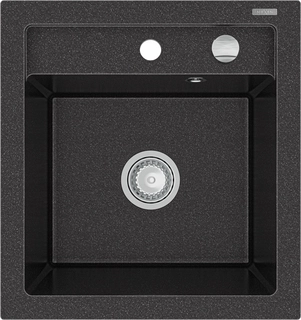 Kuchynský drez - Mexen Vito Granite Solder Black Speck