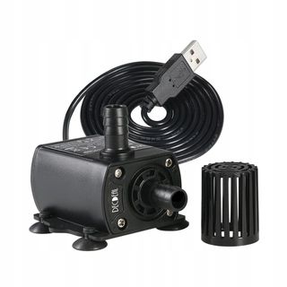 Jazierkové čerpadlo - Mini Mesh Pump USB Aquarium DC5V 250 l / h