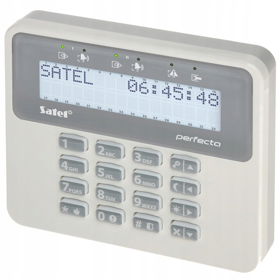 Manipulátor Satel Perfecta LCD do centrálneho PRF-LCD