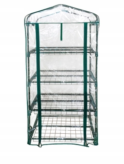 Fóliovník - Mini skleník s policami 69x49x160 cm. PVC fólia