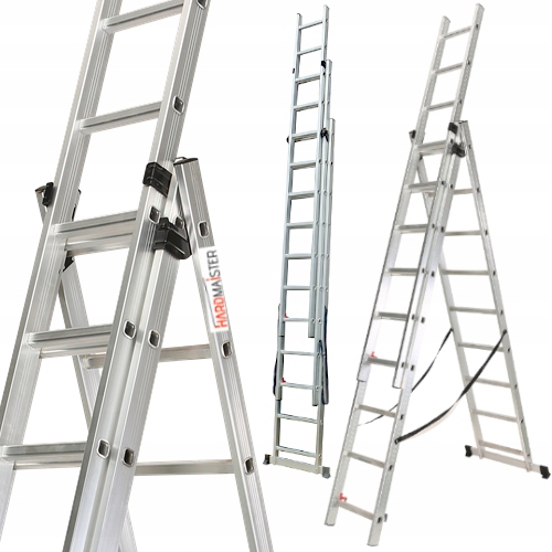Hardmaister rebrík 6,6 m hliníkový 27