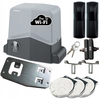 Pohon posuvnej brány - Set - s diaľkovým ovládaním WiFi