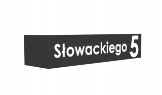 Poštová schránka - Číslo pre rohový dom biely čierny kov XXL