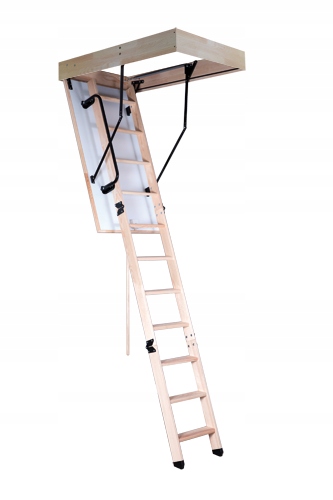 Podkrovné schody z dreva Oman 55 x 110 cm, maximálna výška 280 cm