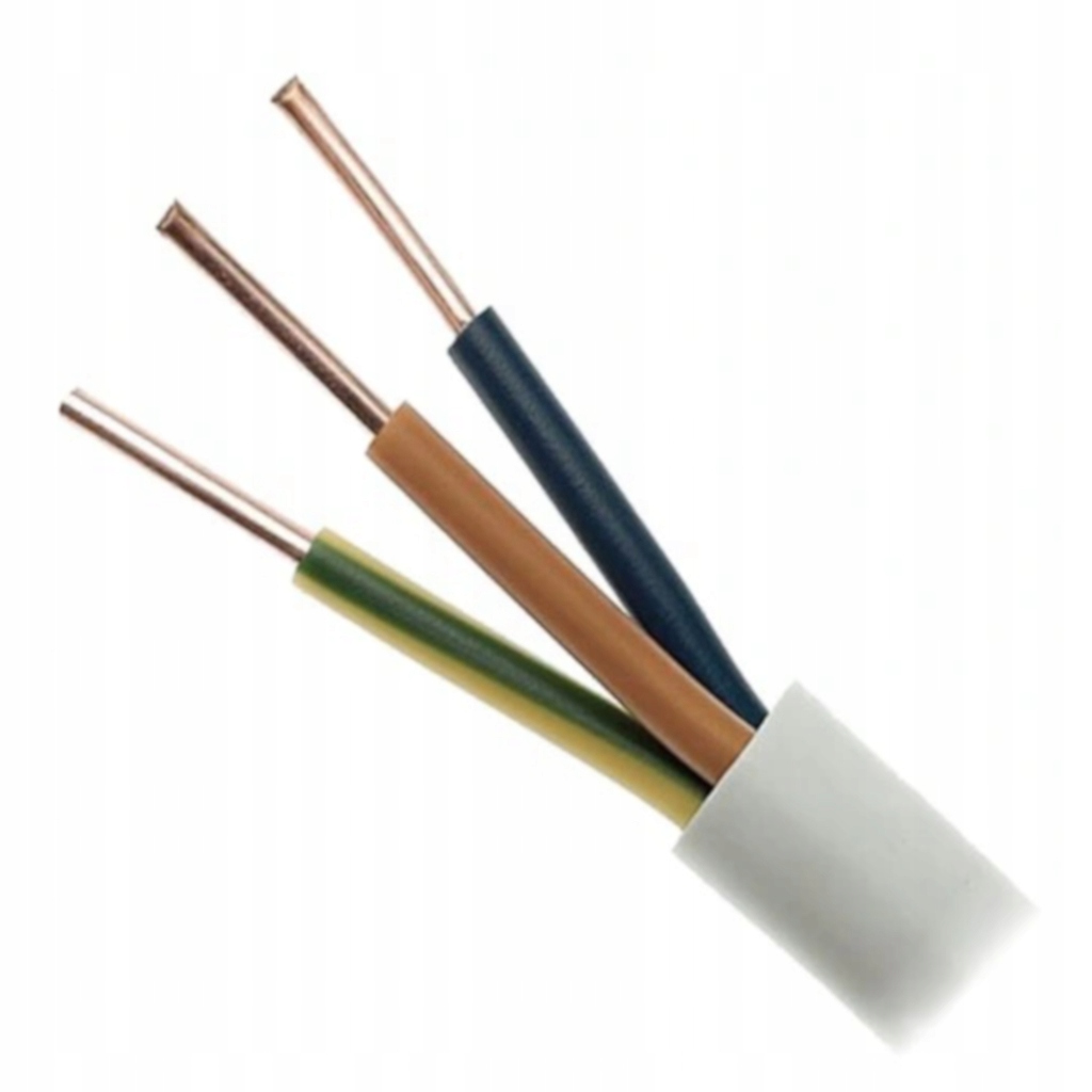 Okrúhly elektrický kábel, inštalácia YDY Elektrokabel 3 x 2,5