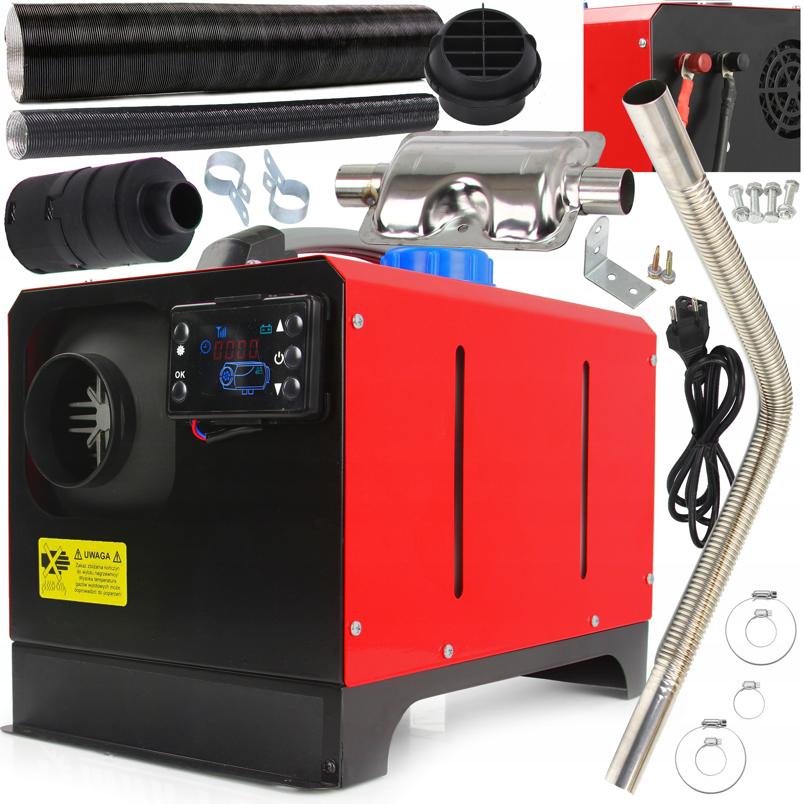 PARKOVACÍ OHRIEVAČ OLEJA OHRIEVAČ 12V 230V 8 kW