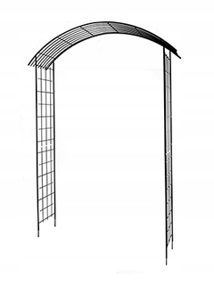 Perangola - KOVOVÁ ZÁHRADA PERGOLA ARCH PRE RUŽOVÉ KVETY 275cm