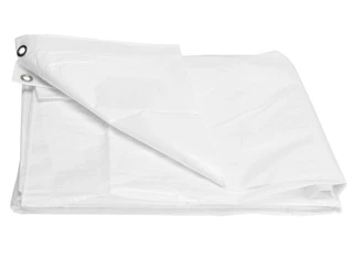 Krycia plachta - Plachta 3x5 s očkami 150g / m2 silná BIELA