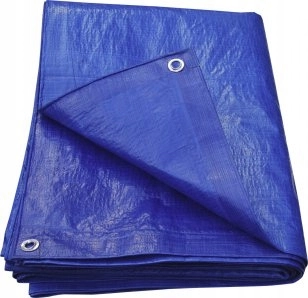 Krycia plachta - TARPAULÍN 10x15 ZVÝŠENÝ MODRÝ 75G / M2