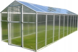 Záhradná architektúra - POLYKARBONÁTOVÝ ZÁHRADNÝ SKLENÍK 12m2 POLYKARBONÁTOVÝ TUNEL 210X606 PTF