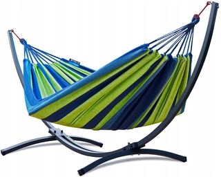 Hojdacia sieť hamak - Potenza Galvanizovaný rám 220KG + Hammock 220x160 Polish