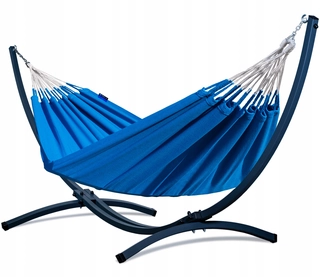 Hojdacia sieť hamak - Potenza Rám na 220 kg + Hammock Medellin Blue