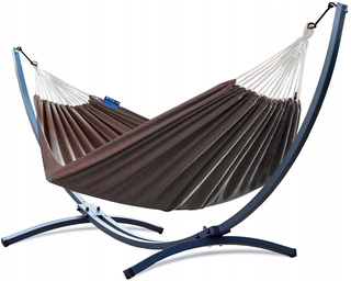 Hojdacia sieť hamak - POTENZA Rám 220KG + ROMA XL 220x160 BROŽNÝ