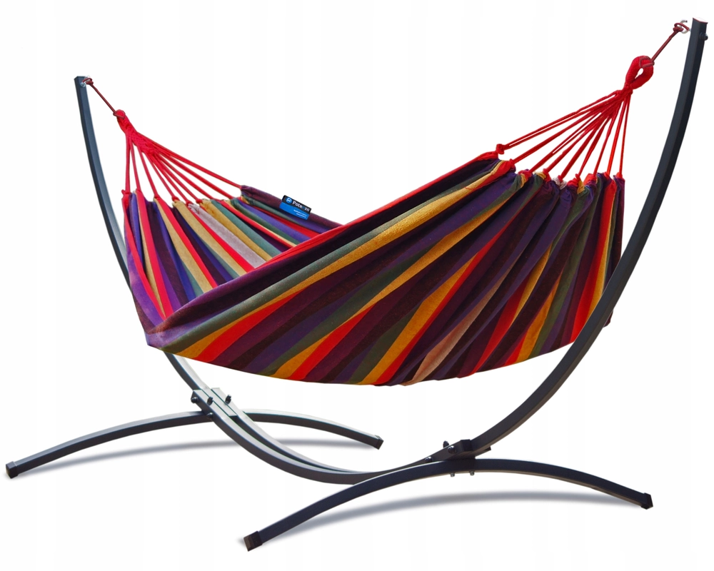 Hojdacia sieť hamak - POTENZA Kovový rám + Hammock Set