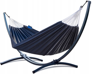 Hojdacia sieť hamak - Potenza Rożnek 220KG + Hammock Roma XL grafit