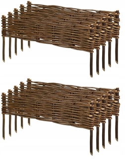 Obruba do záhrady - Sekey záhradná obruba 75 cm x 25 cm hnedá