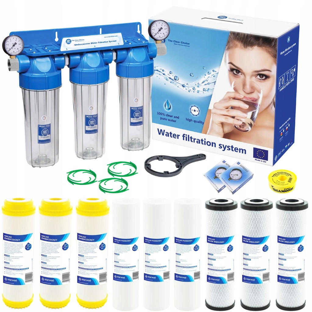 Filter Aquafilter PREDBEŽNÝ VODNÝ FILTER 3-STUPŇOVÉ TELO 1000 l + 14 ďalších produktov