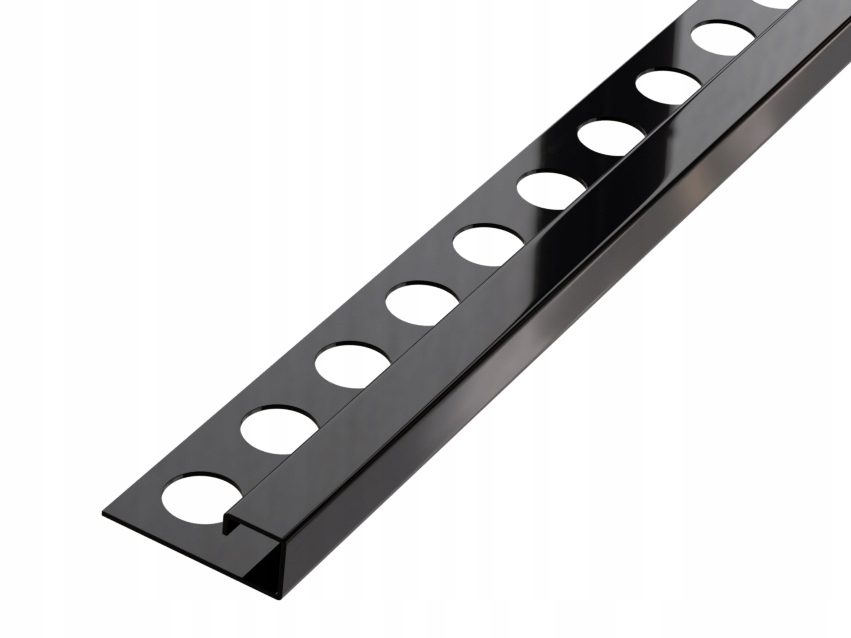 ROHOVÝ PROFIL PÁSU P ČIERNY LESK 270cmx10,5mm