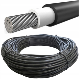 Solárny panel - SOLÁRNY KÁBEL Kábel MC4 ČIERNY 1000V 4mm 50m