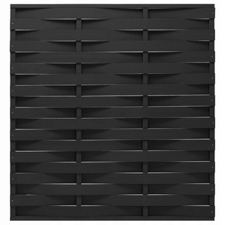 Pletivo, oplotenie - Plot panel s WPC, 170x180 cm, čierny