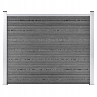 Pletivo, oplotenie - WPC plotový panel, 180x146 cm, sivý