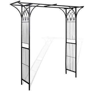 Perangola - Záhradná pergola 200x52x204 kovové kvety ruže