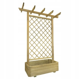 Perangola - Pergola s kvetináčom, 162 x 56 x 204 cm, drevo