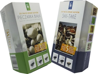 Huby na pestovanie - Biela huba 3l + Shiitake 3l