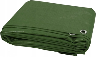 Krycia plachta - Vystužená krycia plachta 4x5 zelená 120g / m2