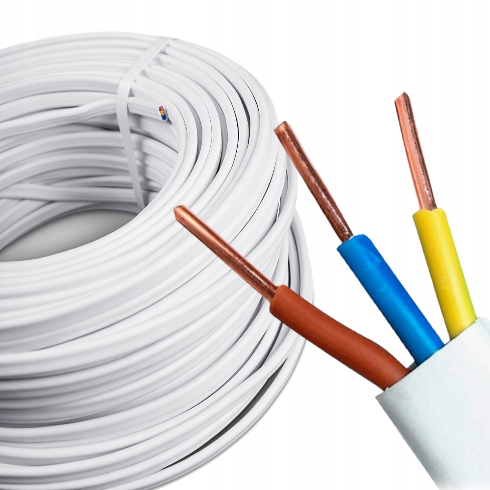 Plochý elektrický kábel YDYp Damir 3 x 2,5