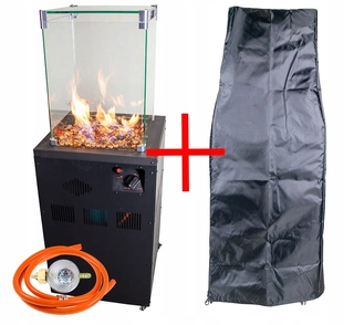 Terasový ohrievač - Vykurovací dáždnik Plynové kachle 139 cm 8 kW