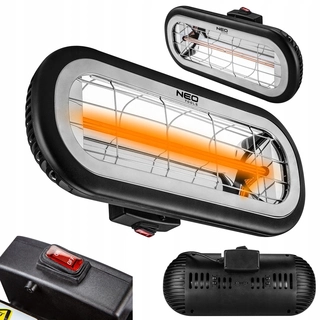 Sálavý ohrievač - Infračervená radiátorová lampa 2000W NEO 90-032