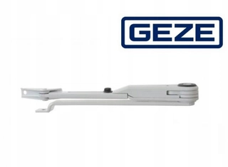Zatvárač dverí - ARM pre GEZE TS1000 / TS1500 so zámkom, biela