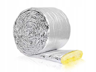 Potrubie, rozvody ku krbu - Izolačné objímka s vlny 50 mm pre Spiro 125mm rúrok
