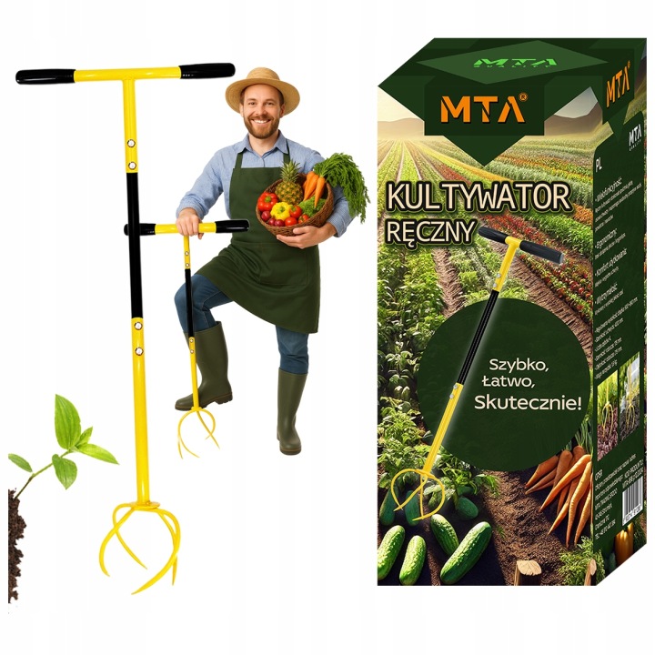 Ručný kultivátor MTA 90–99 cm | Kyprič pôdy a prevzdušňovač