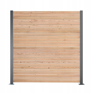 Plotový panel - MEGA HOLZ rozpätie plotu 375 x 180 cm drevo