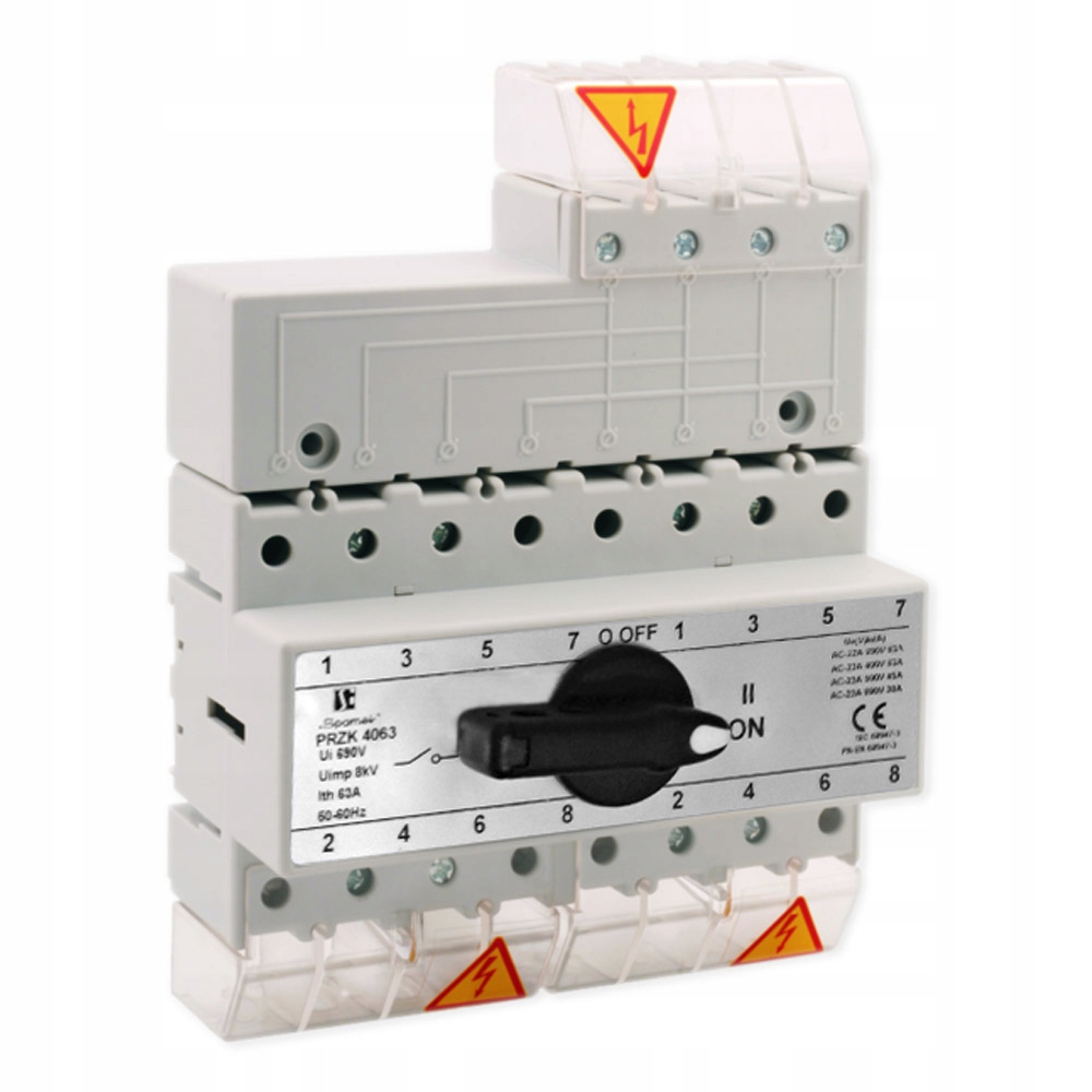 Spamel 400V IP20 63A prepínač