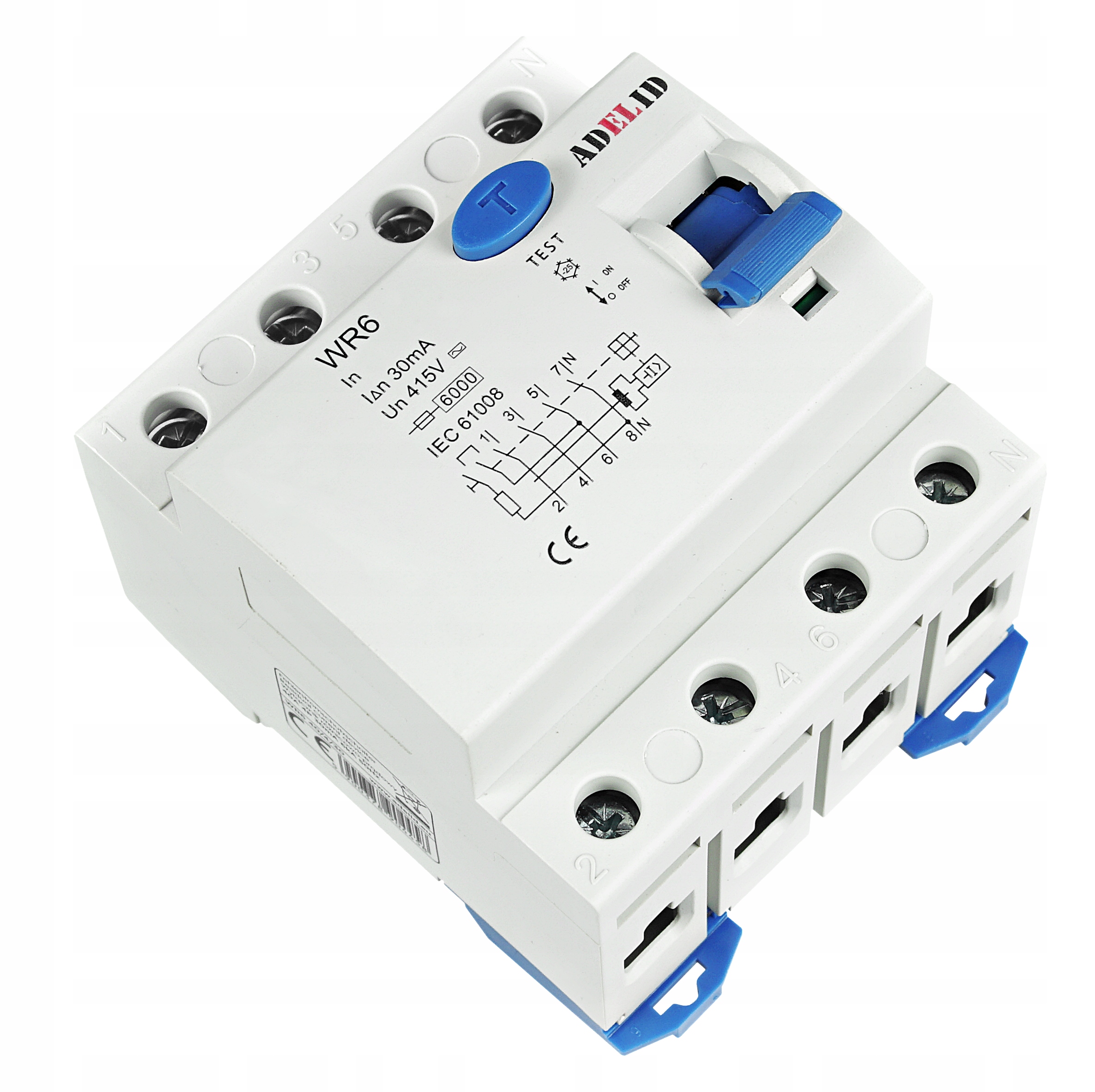 Prúdový chránič Adelid 415 V IP20 40 A