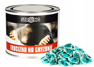 Silný jed pre móly, hraboše, hlodavce 20 ks