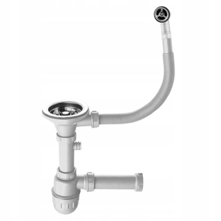 Kuchynský drez - Sifón Steel Big Drain 3 1/2 Bottle Granite