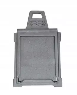 Liatinový výhonok pre vstavanú pecový ventil 240x180mm