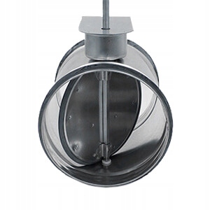 Sada: Tesná klapka 125mm + 230V pohon