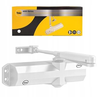 Zatvárač dverí - Dvere bližšie 1100 mm 80 kg bieleho yale y4000